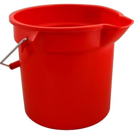 Bucket 14 Qt, 12Od, Red